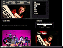 Tablet Screenshot of chrisgeith.com